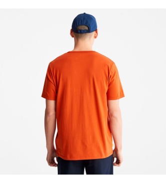 Timberland Camiseta Back Gr naranja