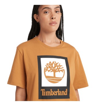 Timberland Koszulka unisex z żółtym pionowym logo