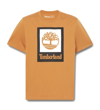 Timberland Koszulka unisex z żółtym pionowym logo