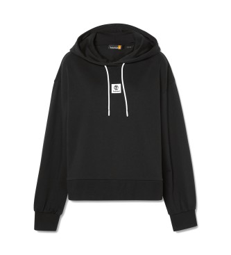 Timberland Sweat  capuche en tissu ponge avec logo multicouche noir