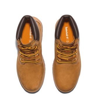 Timberland Stone Street 6 brązowe skórzane buty za kostkę