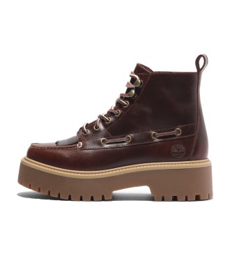 Timberland Botines de Piel Stone Street burdeos