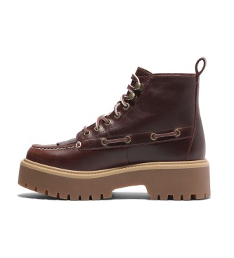 Timberland Botines de Piel Stone Street burdeos