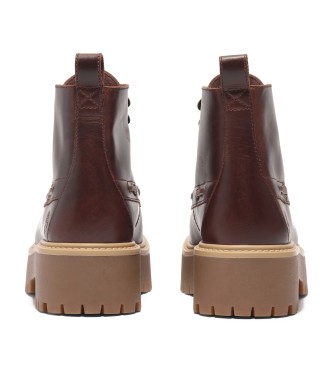 Timberland Botines de Piel Stone Street burdeos
