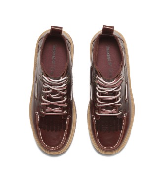 Timberland Botines de Piel Stone Street burdeos