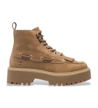 Timberland Stone Street Mid Lace Up Boot Wheat Full Grain