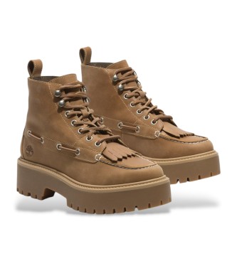 Timberland Stone Street Mid Lace Up Boot Wheat Full Grain