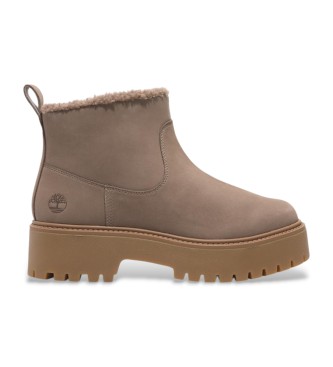 Timberland Botas de couro bege Stone Street  