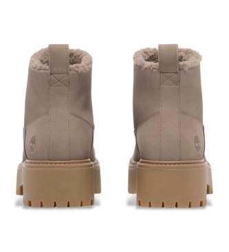 Timberland Botas de couro bege Stone Street  