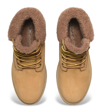 Timberland Stone Street Botins em pele  prova de gua castanhos