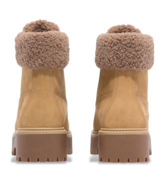 Timberland Stone Street Waterdichte leren enkellaarsjes bruin