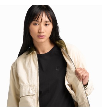 Timberland Veste matelasse Strafford beige en toile lave