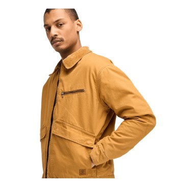 Timberland Strafford Jacke aus gewaschenem Canvas mit Wrmeisolierung gelb