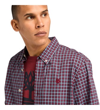 Timberland Multicolour Stretch Poplin Gingham skjorte