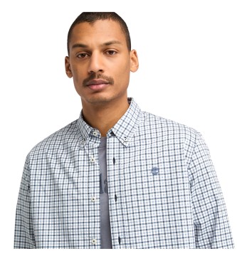 Timberland Stretch Poplin Gingham Skjorta bl