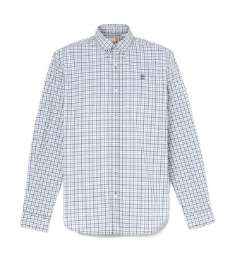 Timberland Stretch Poplin Gingham Skjorta bl