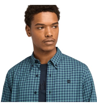 Timberland Stretch Poplin Gingham skjorte bl