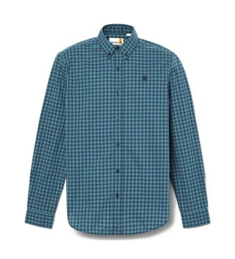 Timberland Stretch Poplin Gingham skjorte bl