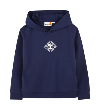 Timberland Sweatshirt med huva marinbl