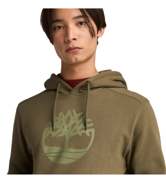Timberland Logo de la rivire Kennebec - Sweat  capuche en forme d'arbre - vert