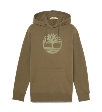 Timberland Logo de la rivire Kennebec - Sweat  capuche en forme d'arbre - vert