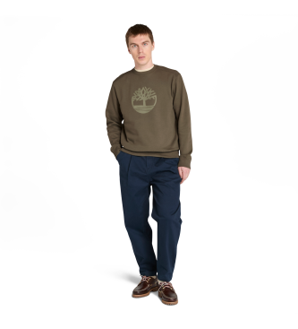 Timberland Sudadera de cuello redondo Kennebec River verde