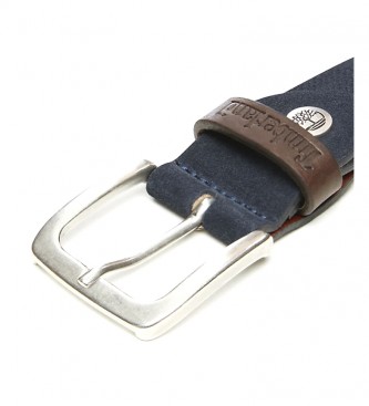 Timberland Leather belt 0A1BYJ4101 Navy