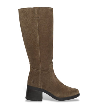 Timberland Stivali alti in pelle marrone Bellevaux
