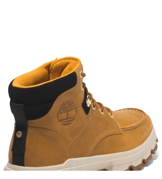 Timberland Originals Ultr rumeni šivani škornji srednjega čevlja iz vodoodpornega usnja  