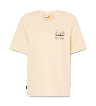 Timberland TimberFRESH T-shirt with beige graphic on the back