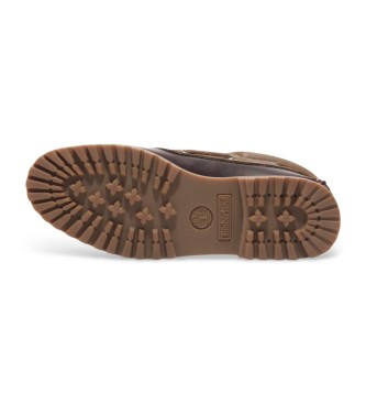 Timberland Authentiques chaussures de bateau en cuir marron