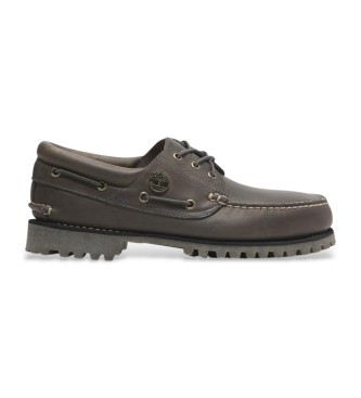 Timberland Authentic grey leather boat shoes