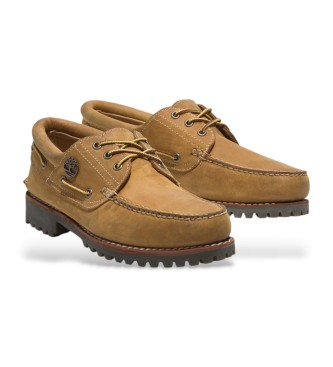 Timberland Authentiques chaussures de bateau en cuir jaune