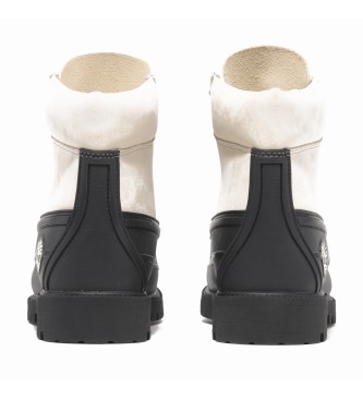 Timberland Waterdichte leren laarzen met vetersluiting 6 Inch wit, zwart