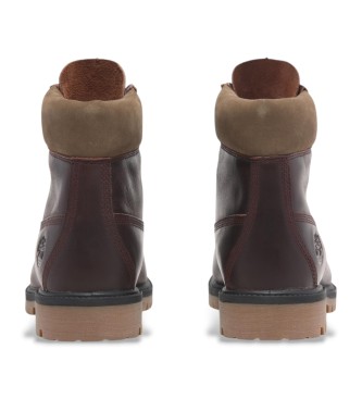 Timberland Botas de piel Heritage 6 Inch Waterproof marrn