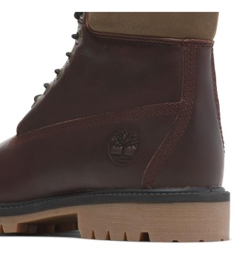 Timberland Botas de piel Heritage 6 Inch Waterproof marrn