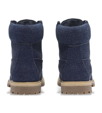 Timberland Stivaletti in pelle blu premium