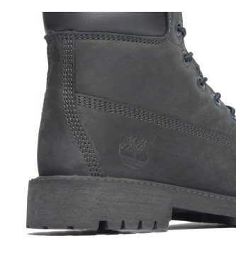 Timberland 6 Inch Premium lderstvler med snrebnd, sort