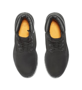 Timberland 6-calowe wodoodporne skórzane sznurowane buty Premium w kolorze czarnym