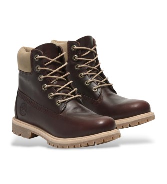 Timberland Wodoodporne buty skórzane Premium w kolorze brązowym