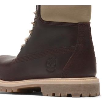 Timberland Wodoodporne buty skórzane Premium w kolorze brązowym