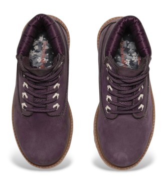 Dark purple timberland boots online