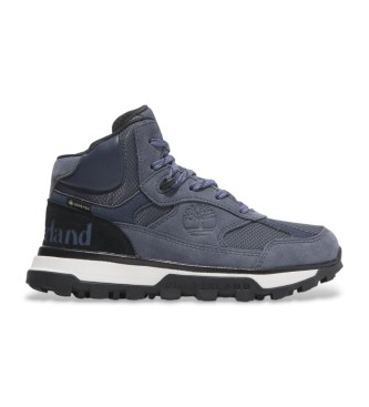 Timberland Sneaker Trail Trekker Mid in pelle blu navy