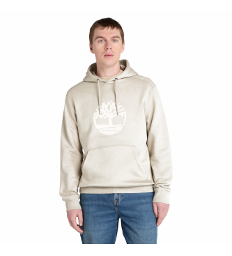 Timberland Camisola bege com logtipo da Tree Island