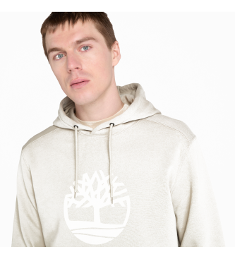 Timberland Camisola bege com logtipo da Tree Island