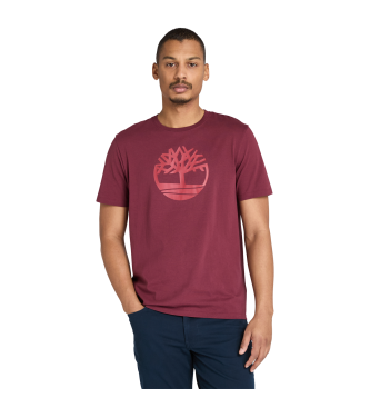 Timberland Maglietta Kennebec River Burgundy 