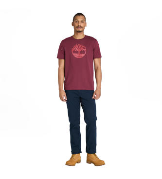 Timberland Maglietta Kennebec River Burgundy 