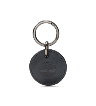 Timberland Three-panel folding wallet and key ring set black