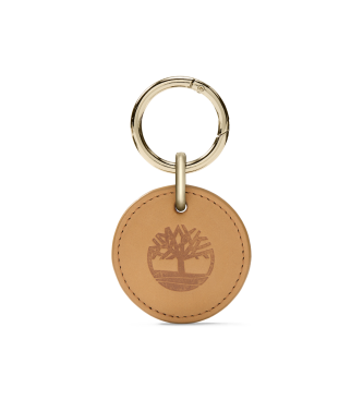 Timberland Three-panel folding wallet and keyring set brown