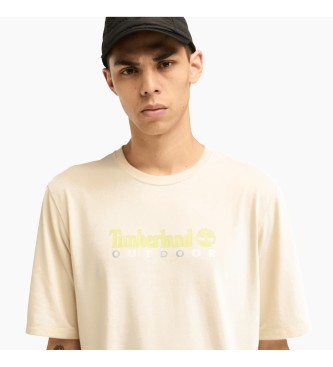 Timberland Camiseta con estampado grfico y proteccin UV Outdoor beige